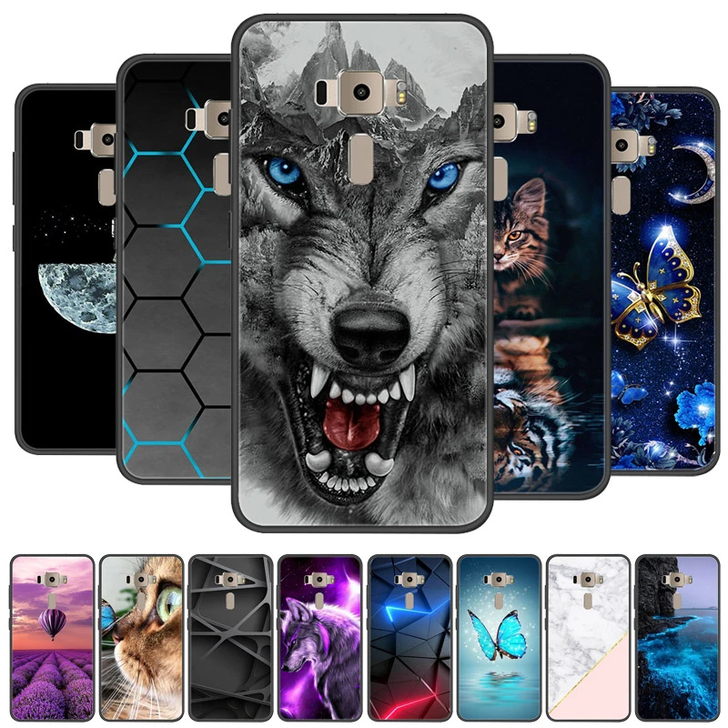 waterproof phone pouch For Asus Zenfone 3 ZE552KL Case Phone Cover Silicone Soft TPU Back Cover for Asus Zenfone3 ZE552KL Case 5.5 inch Fundas Bumper phone pouches