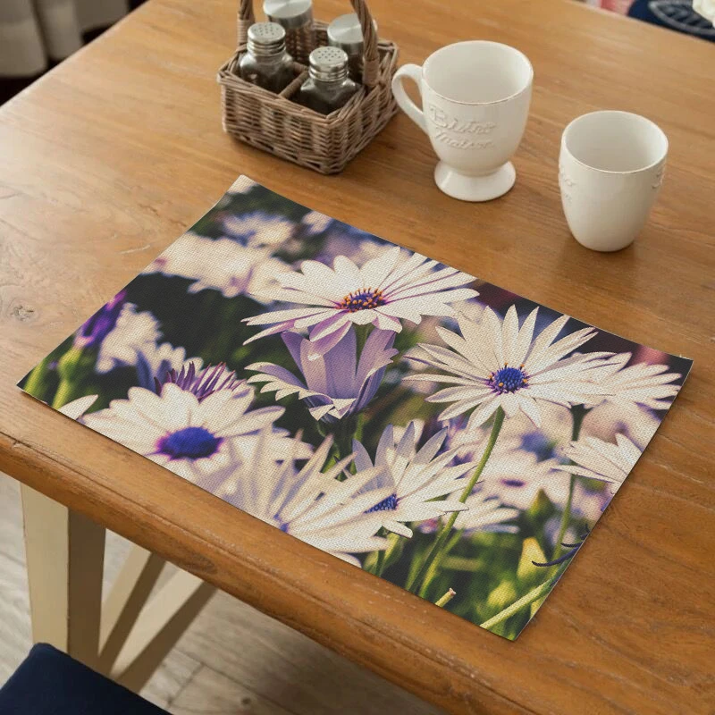 TTLIFE Christmas Decor For Home Placemat Dinner Table Place Mat Coffee Coaster Dish Placemats Table Napkins For Kitchen
