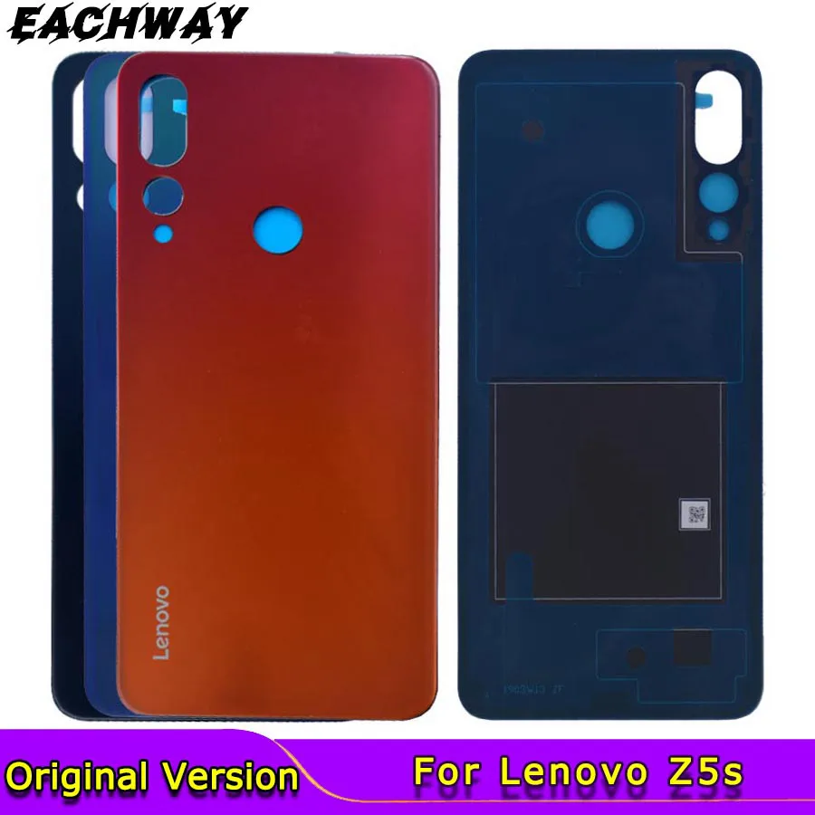 100% протестированный задний корпус для Lenovo Z5s Крышка батарейного отсека задняя