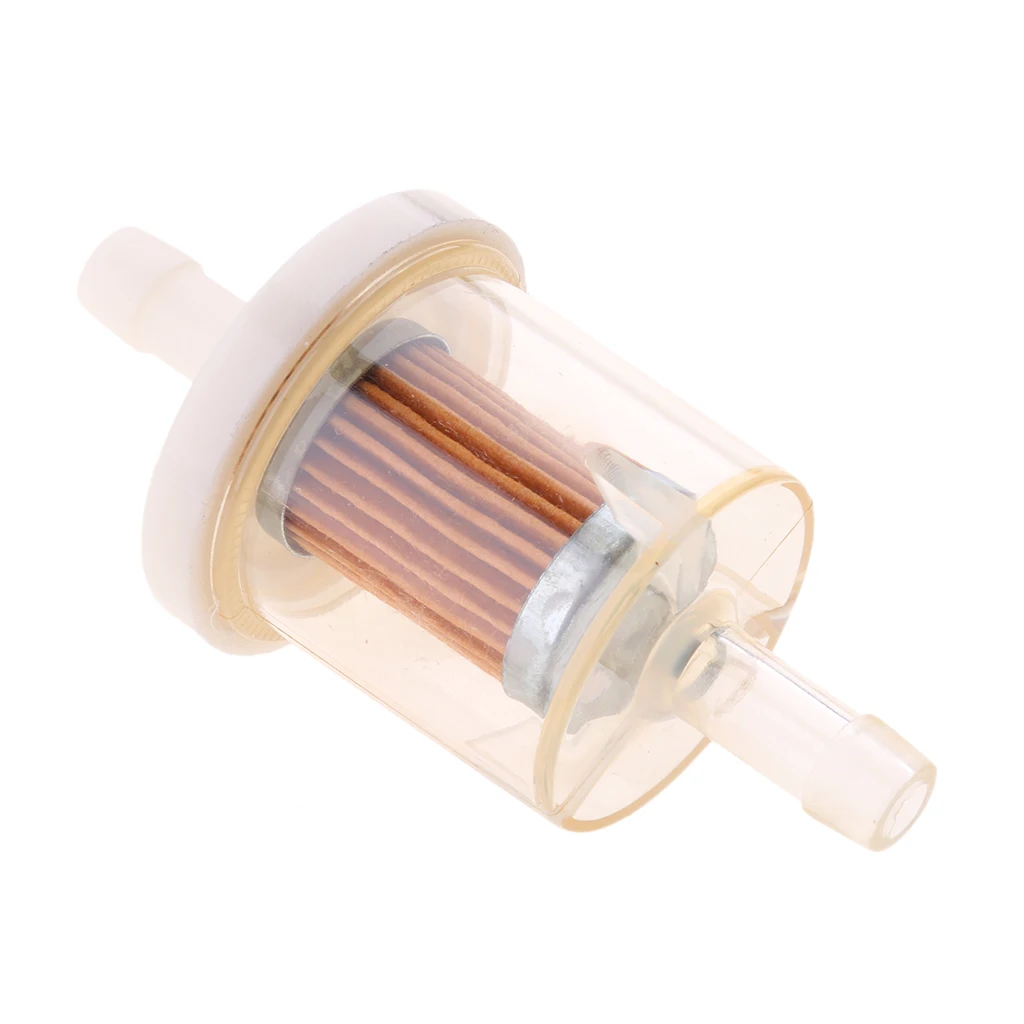 Petrol Fuel Filter Inline 7mm In & Out For Honda Motorcycle Scooter