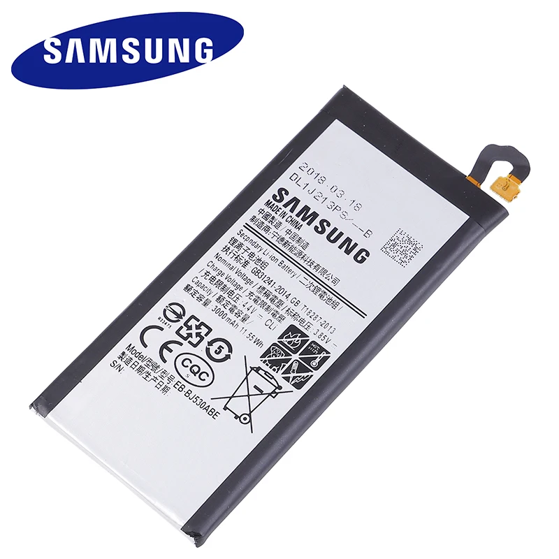 SAMSUNG оригинальная EB BJ530ABE 3000 мА/ч батарея для Samsung Galaxy J5 2017 /J5 Pro J530 J530F J530G SM J530K