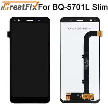 

5.7" For BQ Mobile BQ-5701L Slim BQ5701L BQ 5701 LCD Display Touch Screen Digitizer Black Color with tools tape