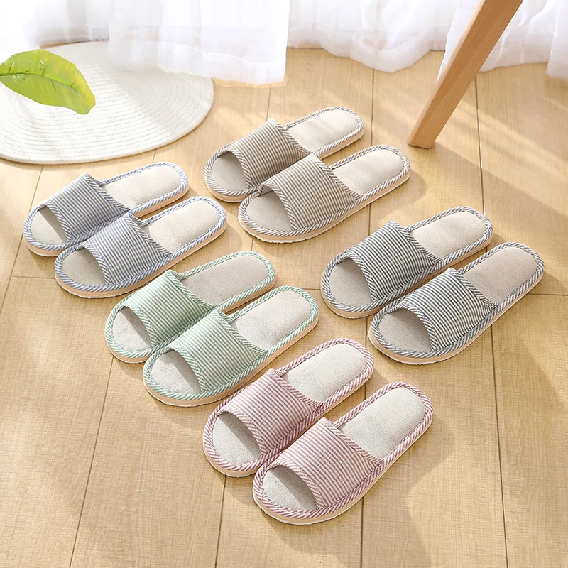 Женские домашние тапочки; Обувь на плоской подошве; Сезон весна осень; Льняные Вьетнамки; Домашние тапочки; Женская удобная обувь; Zapatillas de hombre; Новинка|Тапочки| | АлиЭкспресс - Классные домашние тапочки