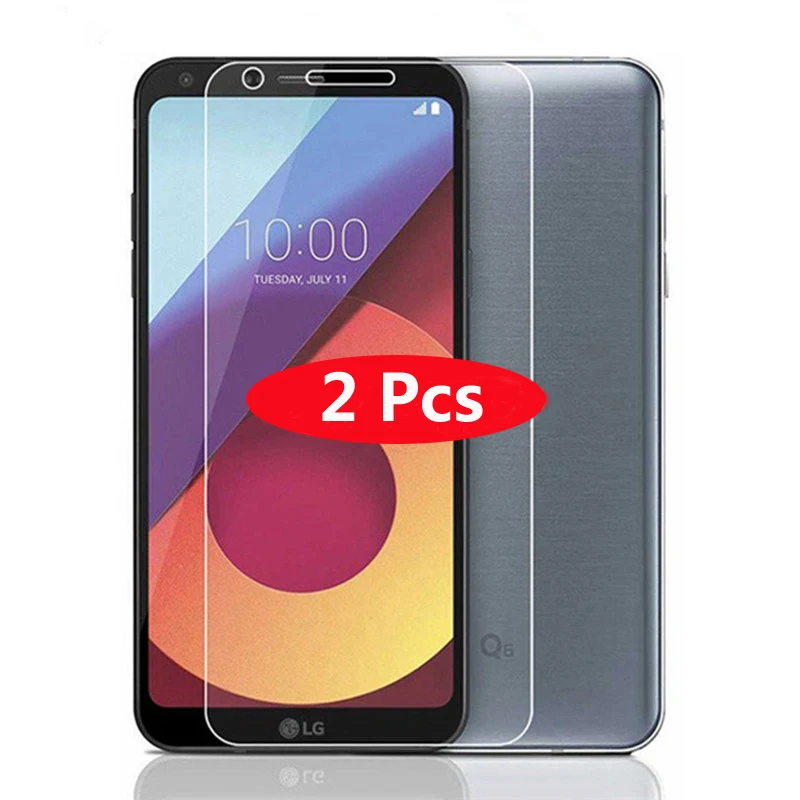 2 Pezzi Di Vetro Temperato Per Lg Q6 Lg Q 6 Alpha Q6A Custodia Protettiva Per Schermo Di Sicurezza Per Lg Q6 M700 Custodia Protettiva Per Pellicola
