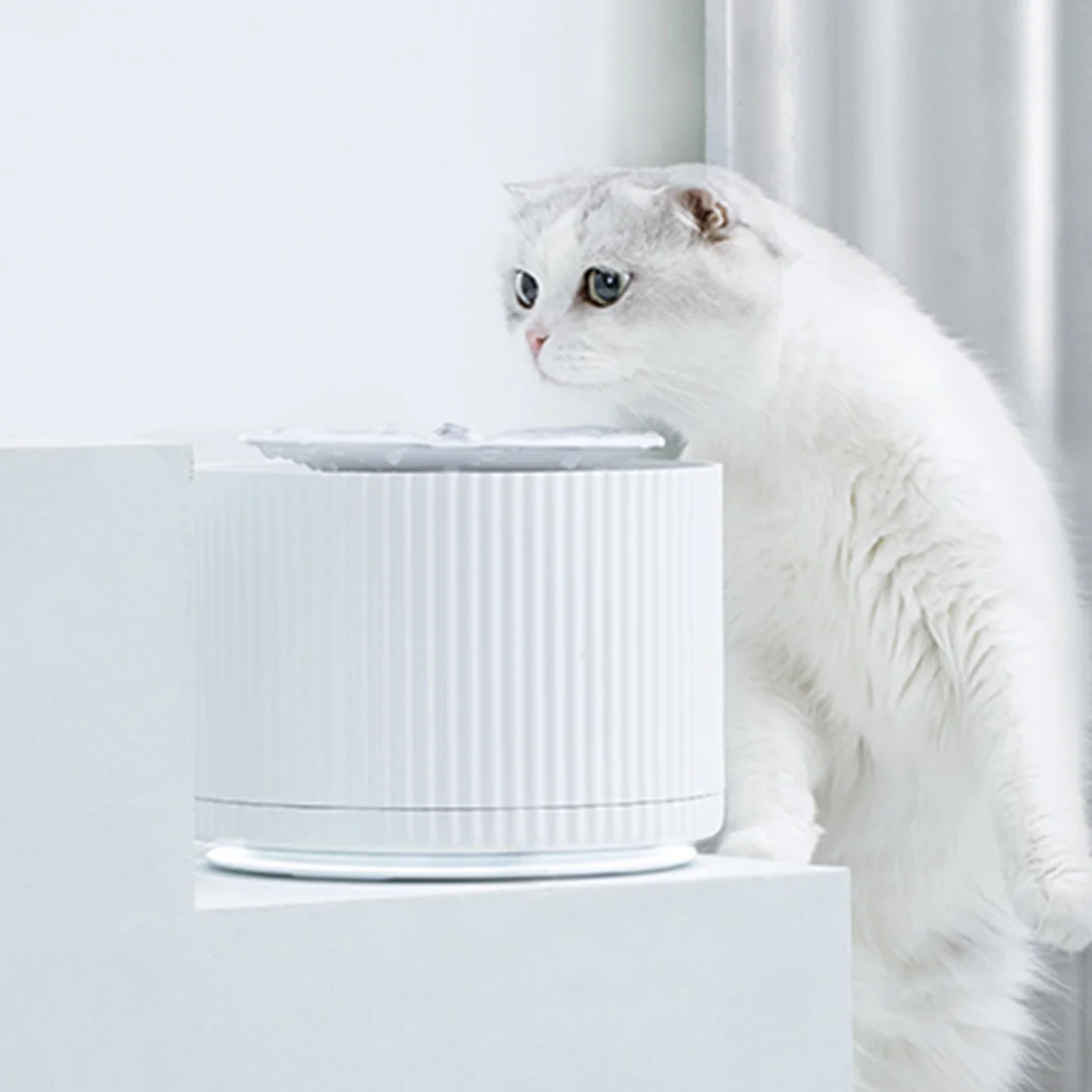 Xiaomi Smart Cat диспенсер для воды для домашних животных очиститель воды 1.88L 5 Слои фильтр 360 градусов Открытый питьевой лоток животных для фонтанчика питьевой воды