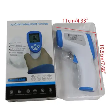 

Baby Adults Non-contact Forehead Infrared Thermometer Backlight Display Digital XXFE