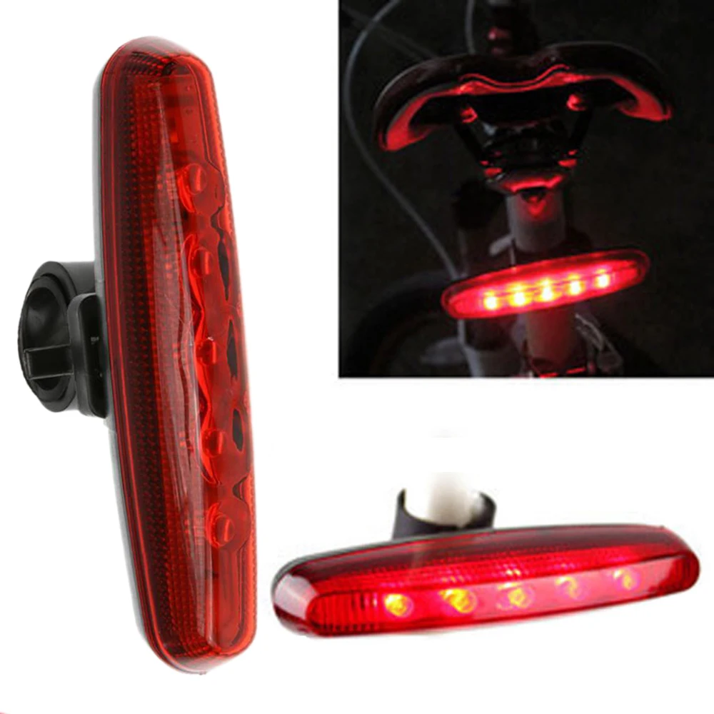 5 светодиодный водонепроницаемый велосипед задние фары велосипеда безопасности Велоспорт предупреждающий сигнал поворота лампы