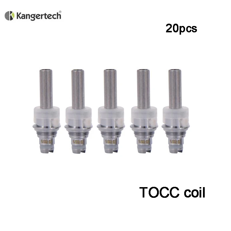 20 шт./лот катушка Kangertech TOCC T3S MT3S японская хлопковая Сменная головка для