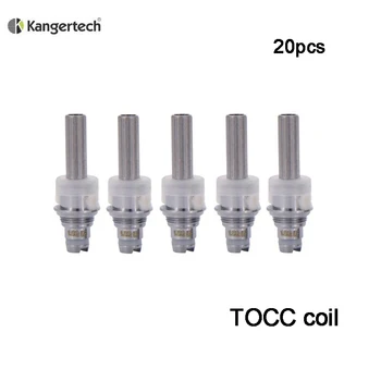 

20pcs/lot Kangertech TOCC T3S MT3S Coils Japanese Cotton Replacement Core Head for Kanger MT3S, T3S Clearomizers