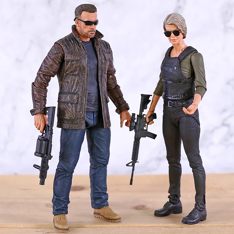 Neca-ターミネーターT-800アクションフィギュア,ダークフェイト