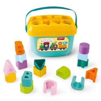 

Creative Intelligence Box Geometric Shape Sorter Baby Cognitive And Matching Building Blocks Kids Early Educational Toys