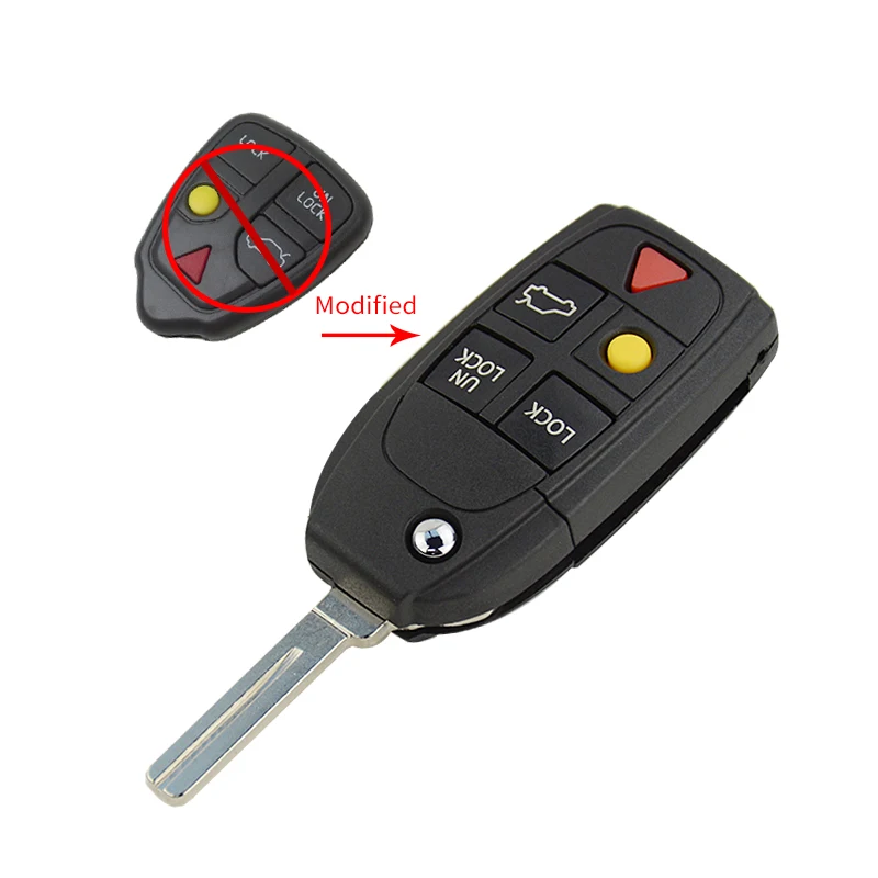 OkeyTech 4/5 кнопочный Новый Сменный пульт дистанционного управления складной