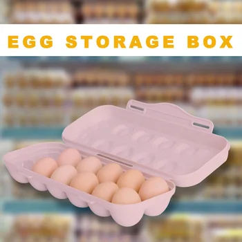 

18 Grids Egg Storage Tray Holder Anti-collision Refrigerator Crisper Eggs Freshness Box Storage Organizer Container