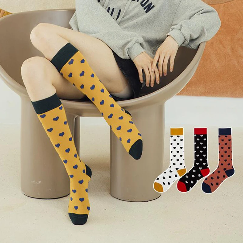 Япония Стиль длинными рукавами и героями мультфильма «носки женские Харадзюку хлопковые гетры смешные носки Повседневное в уличном стиле, calcetines meias, высокое качество