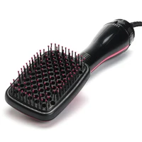 New Arrival 2 in 1 Multifunctional Hot Air Brush Comb Straightener Tangle-free Hair Dryer Brush
