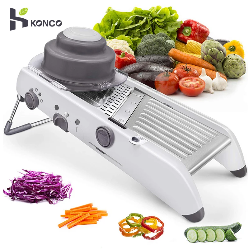 Ручная овощерезка Mandoline профессиональная Терка с регулируемыми лезвиями из