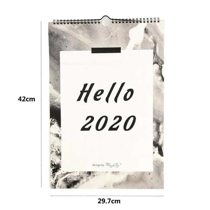 Настенный календарь, учебная программа, годовой новогодний настенный план для планирования расписания, офисный календарь, канцелярские принадлежности A3O9