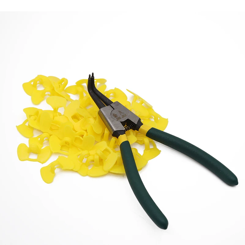 

Плоскогубцы для установки куриных очков, 7 дюймов, принадлежности для куриных очков, аксессуары, зажим без застывания, инструменты для фермы