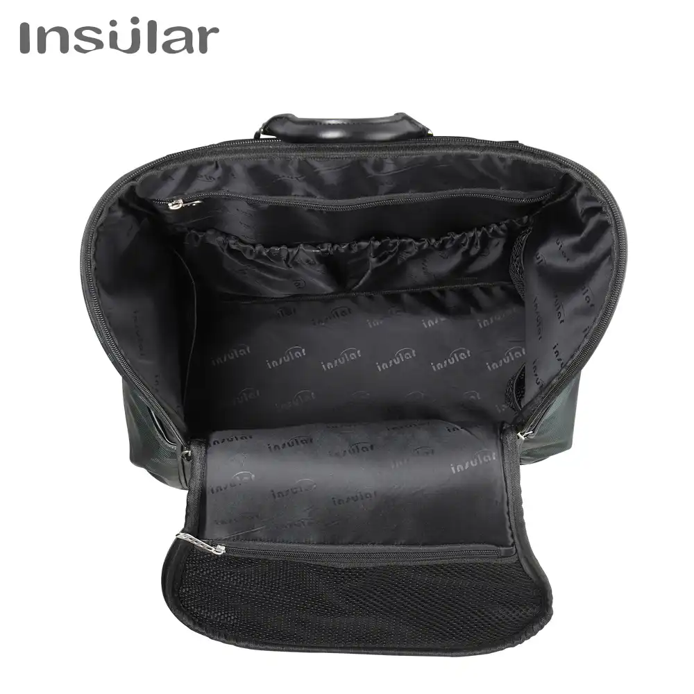 Insular Nappy Backpack Bag Mummy Large Capacity Bag Mom Baby Multi-function Waterproof Outdoor Travel Diaper Bags For Baby Care