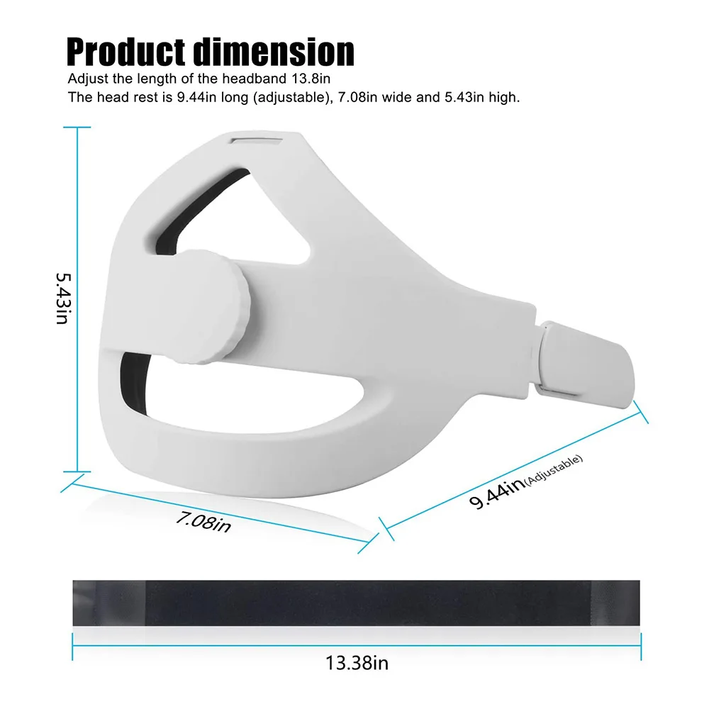 Adjustable Elite Strap for Oculus Quest 2 Head