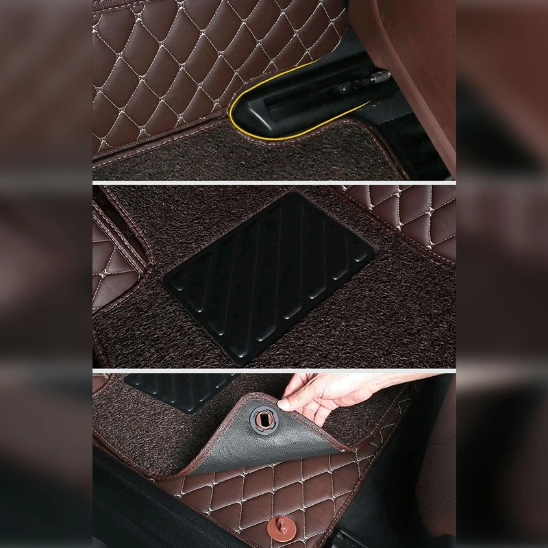 Car Floor Mats For BMW X5 5 Seats 2014 2015 Rugs Auto Interior Mat Accessories Car Carpets