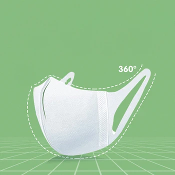 

10Pcs Kids Mask White 3 Layer Anti-Fog Haze Dustproof PM 2.5 Masks