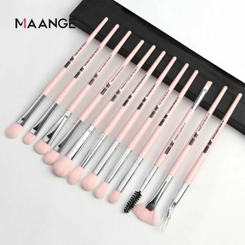 Good Deal Makeup brushes set professional 12/14 pcs/lot Makeup Brushes Set Eye Shadow Blending LZOrx9e5