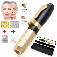 0,3& 0,5 мл Гиалуроновая кислота ручка высокой плотности Металл для против морщин губ наполнитель инъекции гиалурон ручка распылитель Мезотерапия пистолет