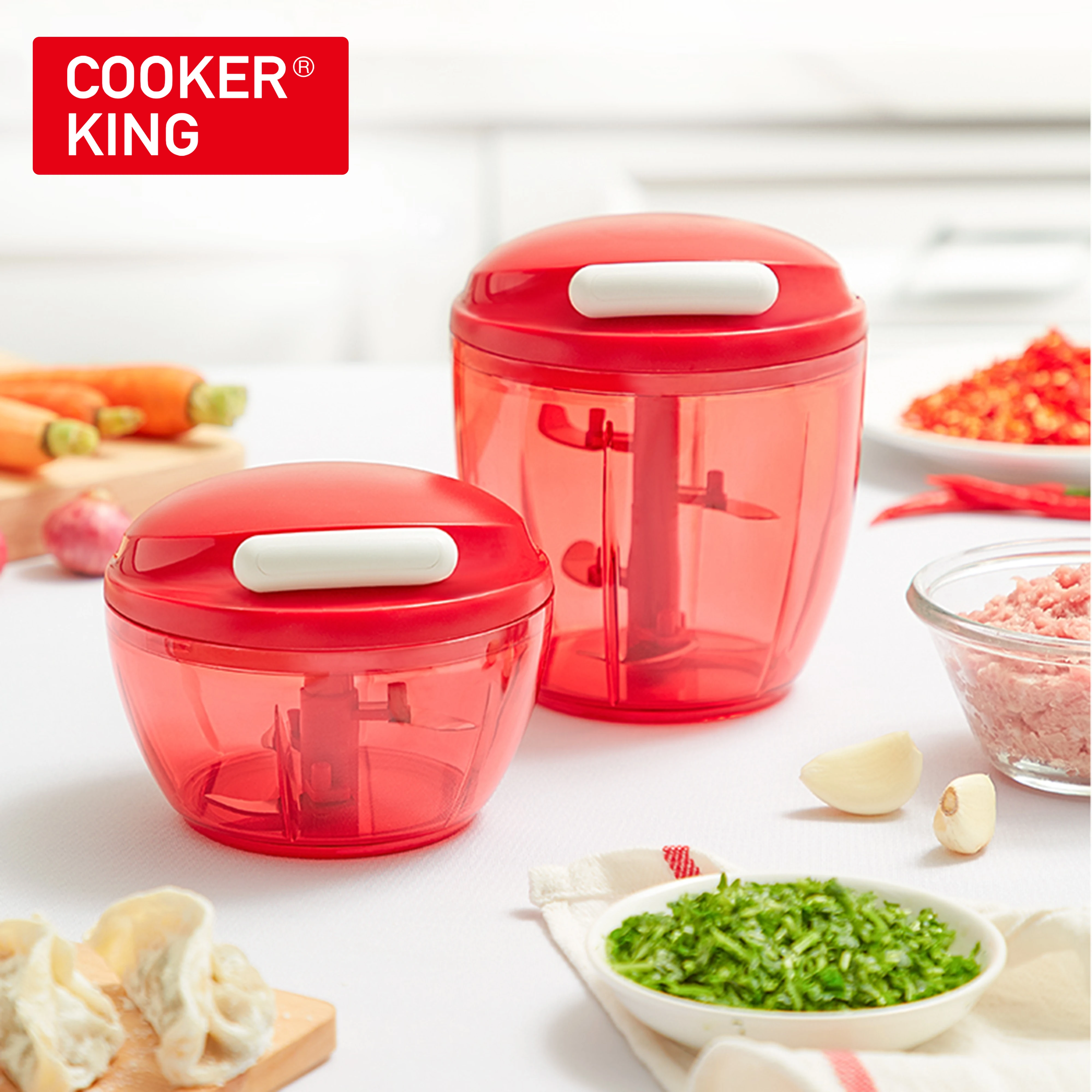 

COOKER KING Multifuntional Blender for Meat Garlic Onion Chili Creative Chef Plastic Kitchenware Lightweight Kitchen Accessories