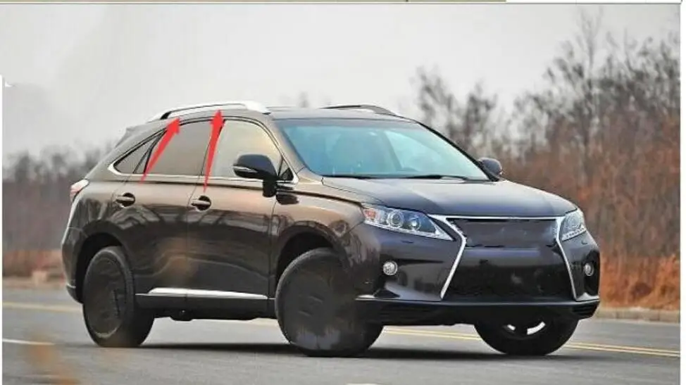 Для Lexus RX270/RX350/RX450h 2009- багажник на крышу, рейлинги, штанги для багажа, верхние поперечные стойки, рельсовые коробки, алюминиевый сплав