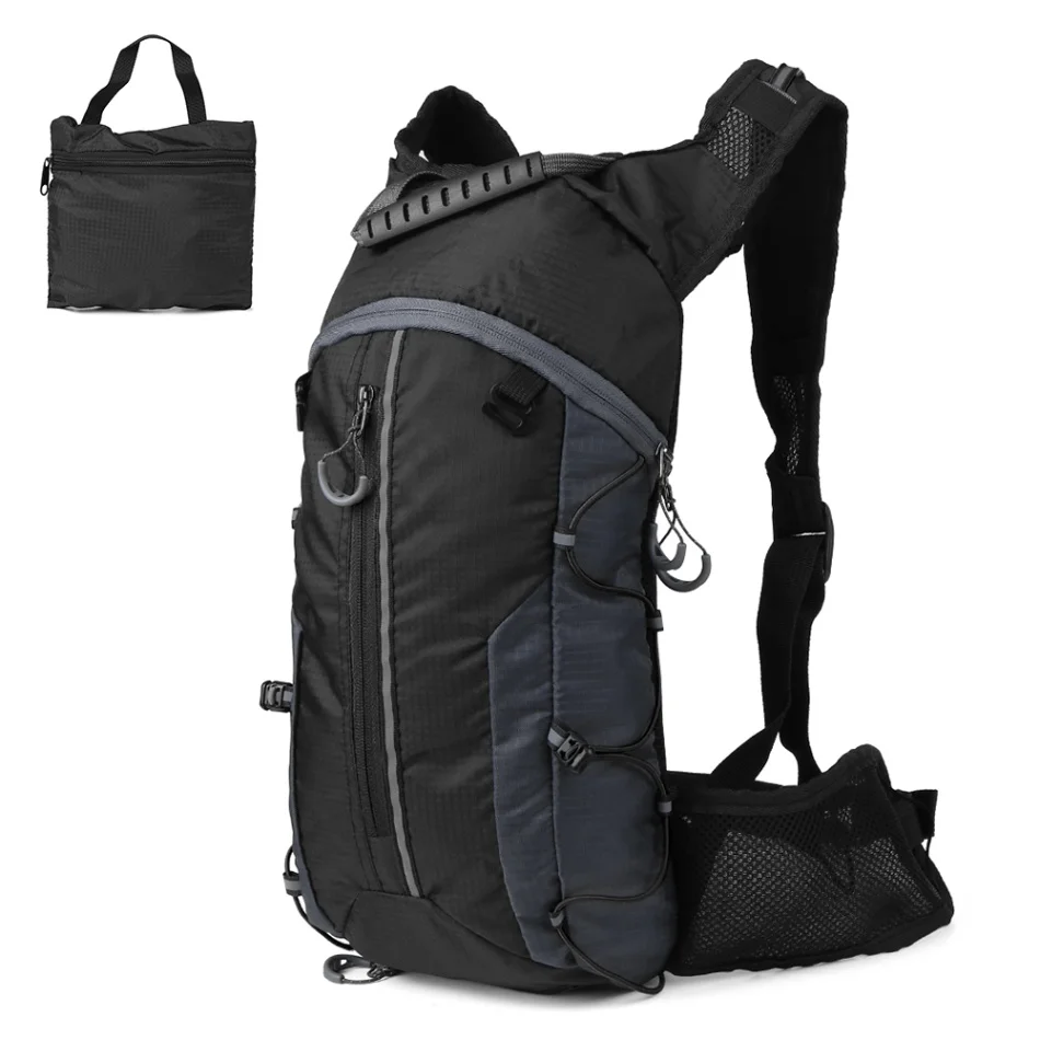 Складной рюкзак для езды на велосипеде, приспособления для лука, гидратационный Рюкзак Для Езды На Велосипеде, снаряжение для дайвинга - Цвет: Black