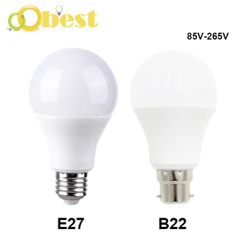 

Led Lamp E27 B22 LED Light Bulb 85-265V LED Lampada Bombilla 22W 15W 9W 3W Cold White Lamps Blubs Energy Saving LED Bulb
