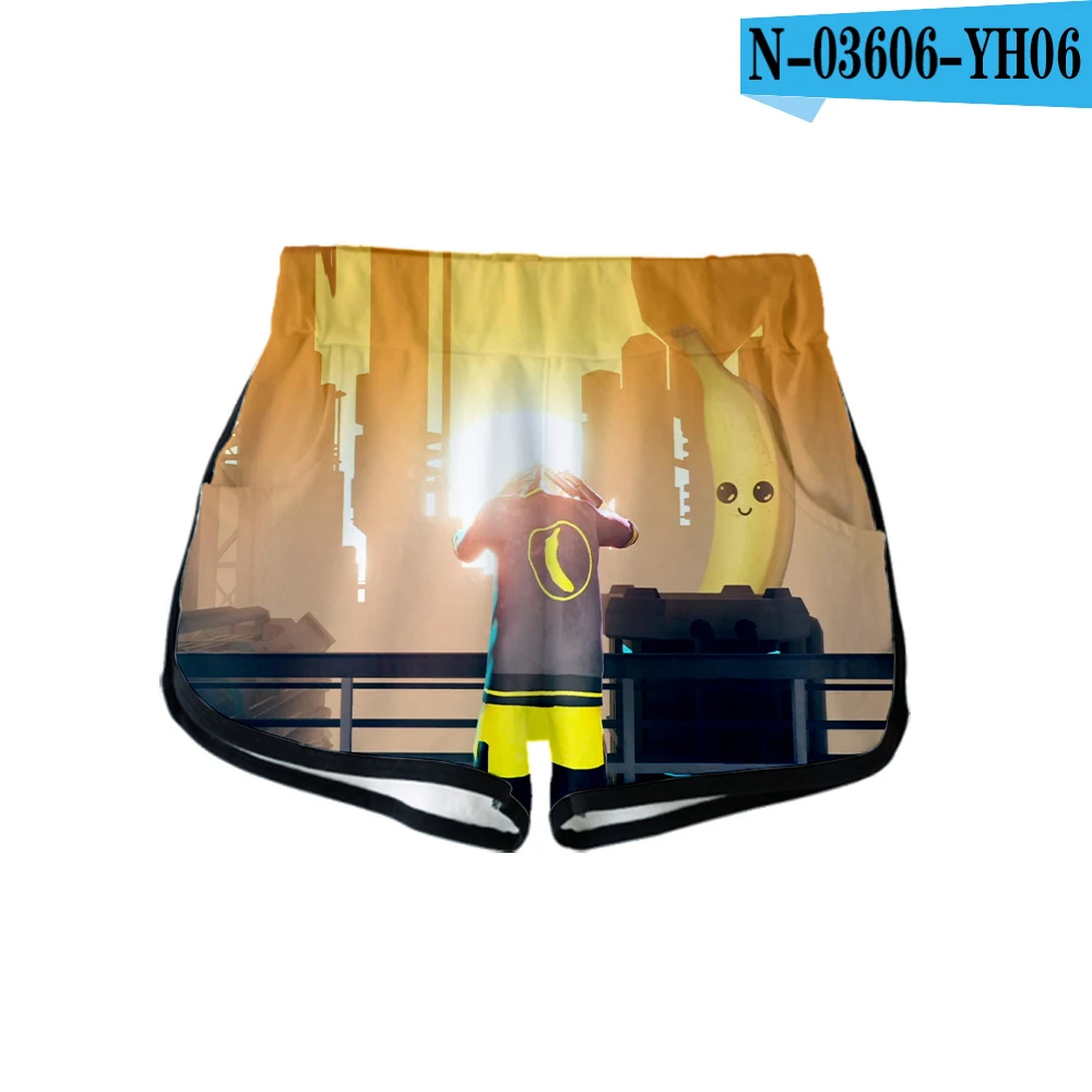 My Friend Pedro 3D модные повседневные шорты Популярные шорты с эластичной резинкой на талии женские хлопковые 3D эксклюзивные хип хоп горячие летние шорты s-xl - Цвет: 2