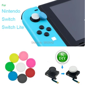 

Wholesale 50pcs 3D Analog Thumb Sticks for Nintend Switch NS Joy Con Joystick Caps Replacement Repair Parts Mod Kit for JoyCon