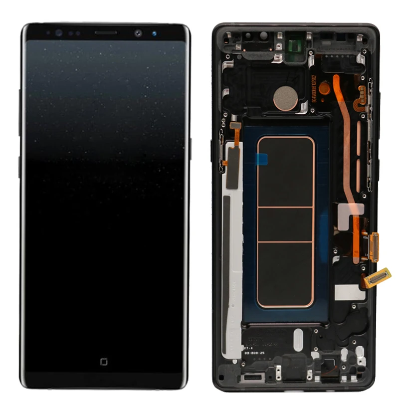 Супер Amoled ЖК-дисплей для samsung Galaxy Note 8 ЖК-дисплей с рамкой Черный точечный экран Note 8 SM-N950F экран дигитайзер