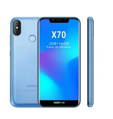 doogee x70 громкоговоритель телефон Для DOOGEE X70 смартфон MTK6580A 5,5 дюймов мобильный телефон