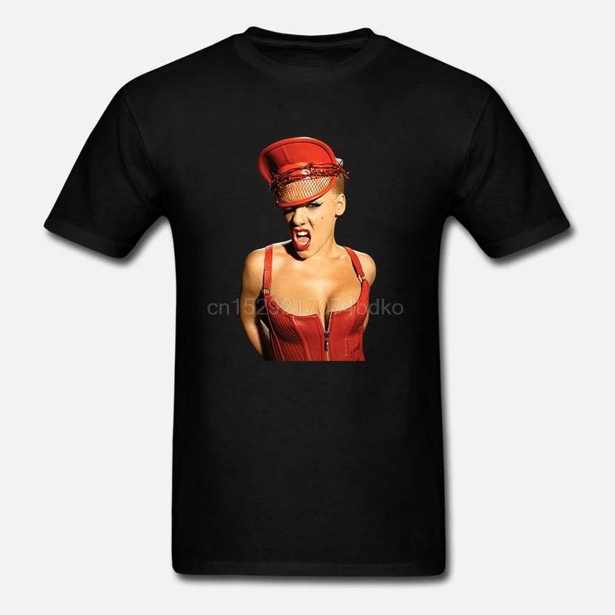 Певица розовая Женская Alecia Beth Moore P! nk Футболка Для Взрослых Черная US размер S-XXL |