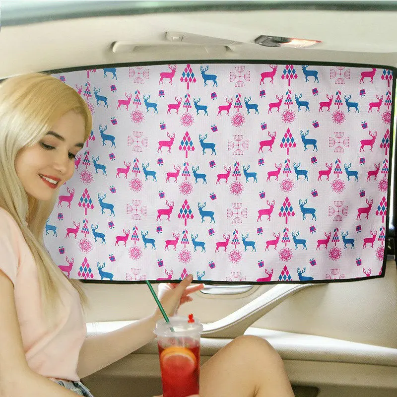 Car Window Curtain Universal Car Windshield Sunshade Side window sunshade curtain Summer Adjustable Protector Solar Coche