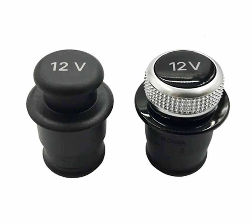 Cigarette Lighter Cover Chrome Plated Cigarette Lighter Plug For Audi