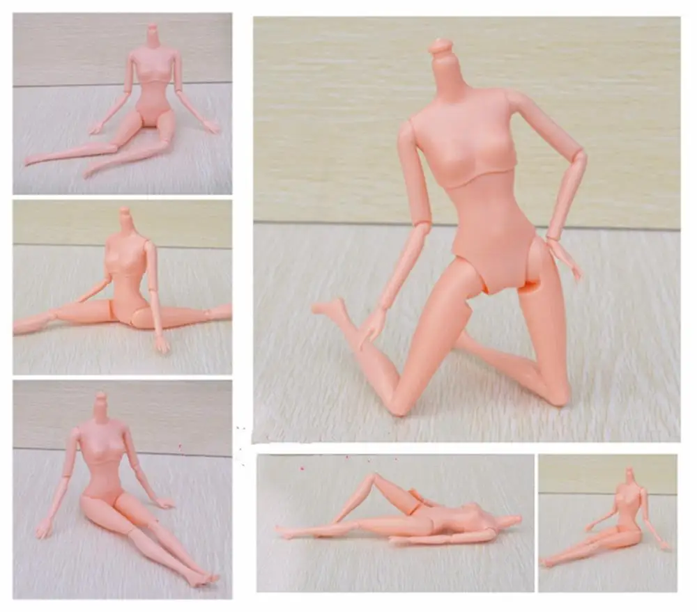 1/6 DIY подвижный картина из 5 частей шарнирное тело куклы для 1:6 11," BJD Кукольный Домик DIY тело без головы куклы аксессуары детские подарки - Цвет: 10