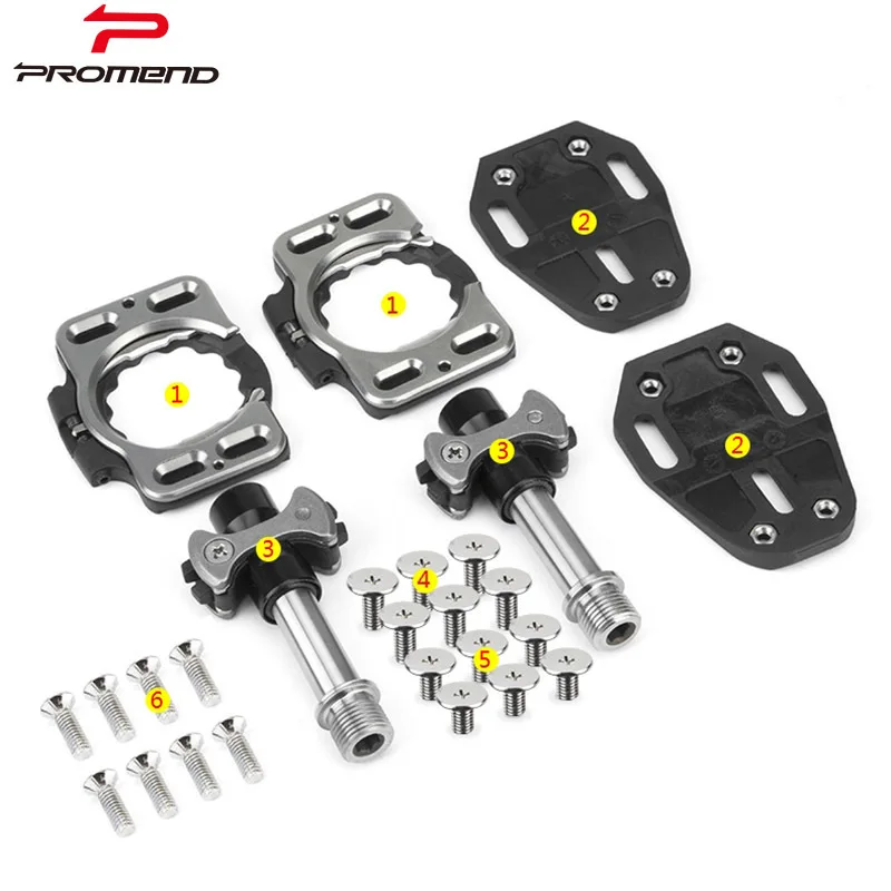 

ProMend Road Bicycle Self-Locking Pedal Titanium Alloy Axis Lightweight on Lollipop Spare Parts