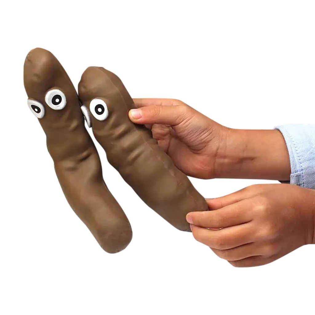 Забавные игрушки 2 шт. Новинка медленно поднимающаяся какашка эластичный Poo снятие стресса ручная игрушка шалость игрушечная какашка squishy W1211