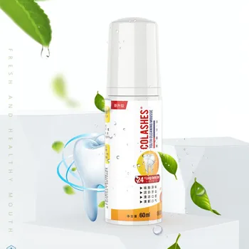

2020 Teeth Cleaning Mousse Foam Quick Whitening Teeth Cleaning Oral Removing Tea Stain Dental Plaque Black And Yellow Teeth 60ml