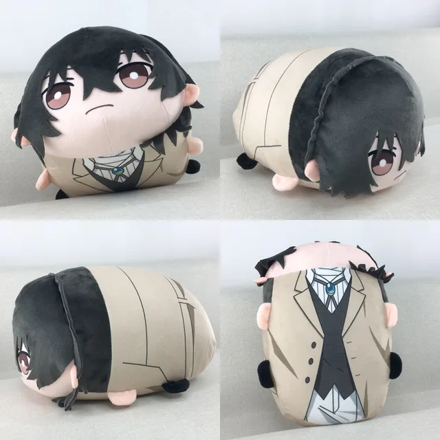 Bungo Stray Dogs Anime Dazai Osamu Nakahara Chuya Cosplay Doll Nakajima Atsushi Akutagawa Plush Stuffed Pillow Toy Pendant