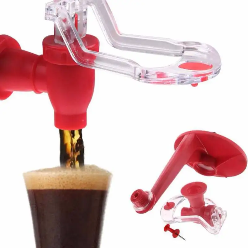 

Water Dispenser Hand Press Beverage Dispenser with Upside Down Bottle Drinking Saver Water Tap Faucet Saver Holder for Kitchen