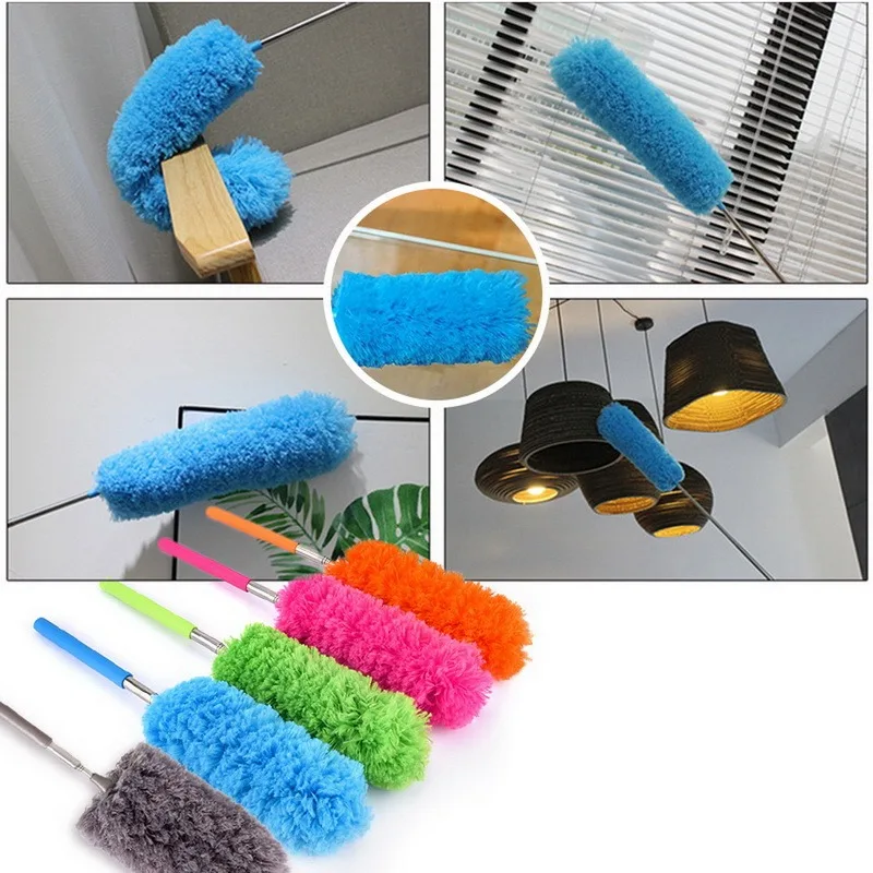 Microfiber Duster Brush Extendable Hand Dust Cleaner Anti Dusting Brush Home Air-condition Car Furniture Cleaning microfiber duster brush microfiber dust brush telescopic dust brush telescopic dust remover