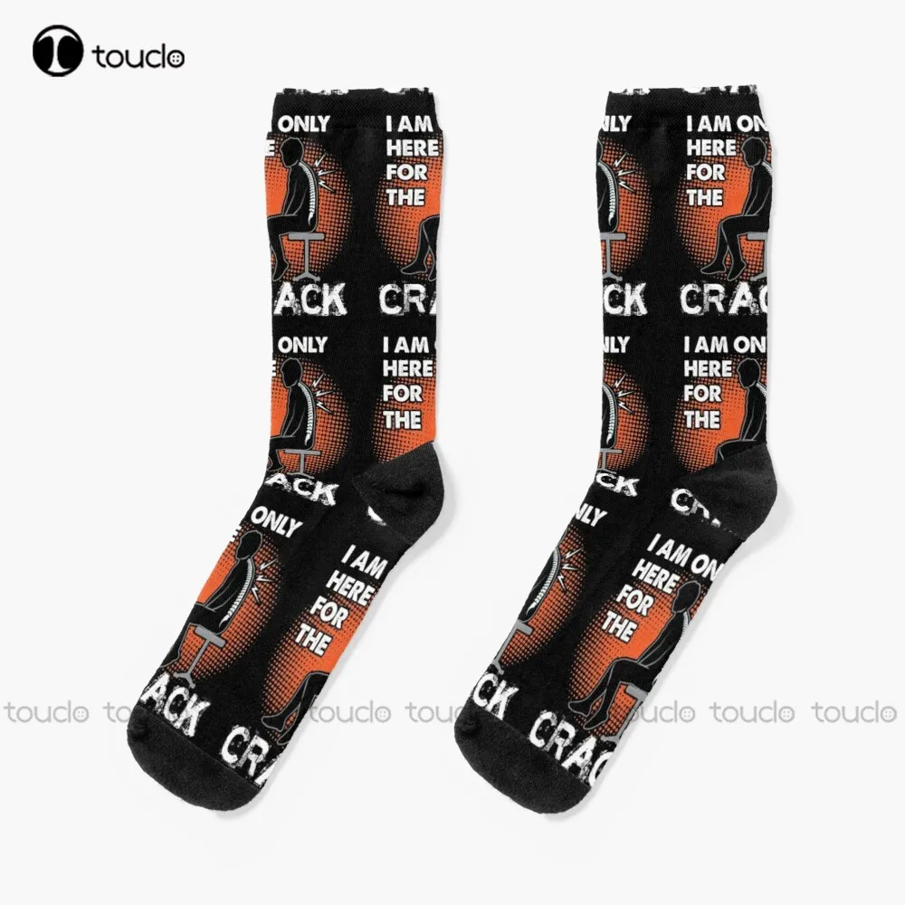 

New Chiropractic Funny Chiropractor Quote Socks Black Mens Socks Personalized Custom Unisex Adult Socks Popularity Gifts