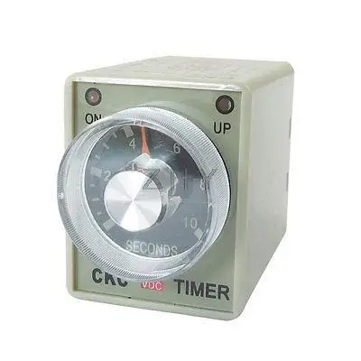 

DC 12V 0-10 Seconds 10s Plastic Housing Delay Timer Time Relay 8 Pin AH3-3