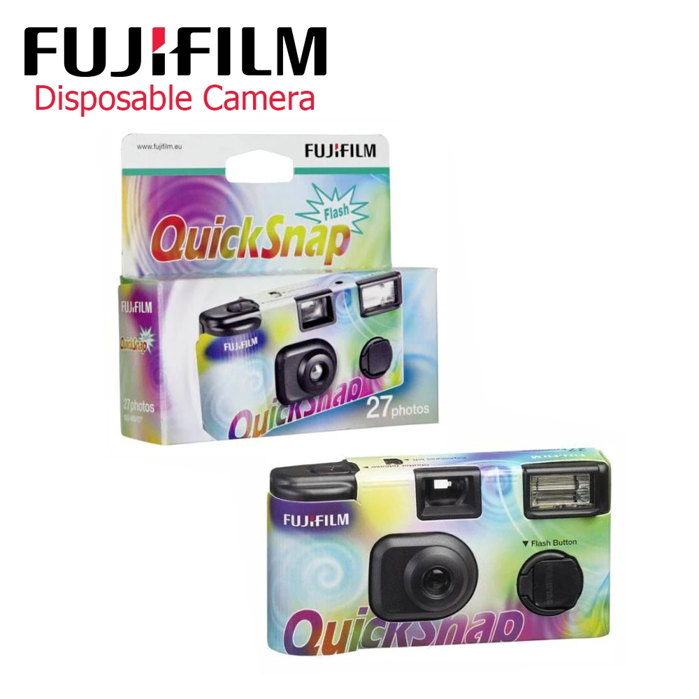 incident Recreatie Smeltend Fujifilm QuickSnap 27 Photos Power Flash Single Use One Time Disposable  Film Camera Europe Edition - AliExpress Consumer Electronics
