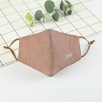 

2/Pcs PM2.5 Anti-Haze Mouth Mask Breathable Cotton Fashion Black Reusable Face Pink Shield Wind Proof Flower Mouth Cover M017